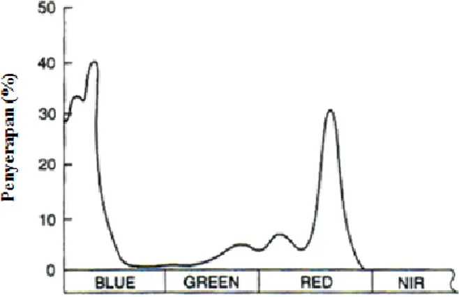 Gambar 3 Pola spektral vegetasi (Sumber: Sutanto   [16] ) 