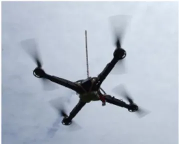 Gambar 2.2 Flying Robot Otonom dengan empat Rotor 
