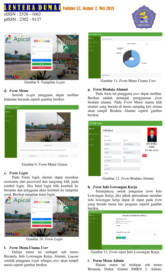 Gambar 9. Form Menu Utama 