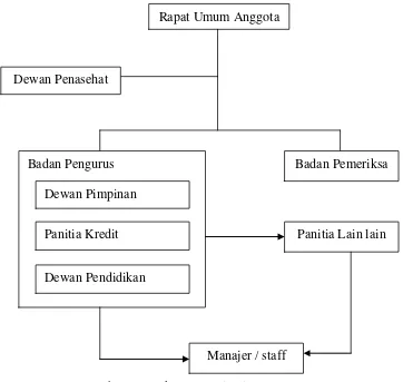 Gambar 1. Struktur Organisasi CU 
