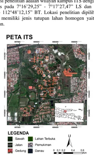 Gambar 3. 1 Lokasi Penelitian   (Sumber : Digital Globe 2014) 