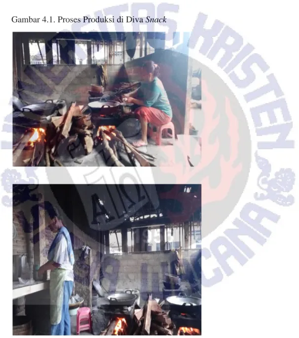 Gambar 4.1. Proses Produksi di Diva Snack 