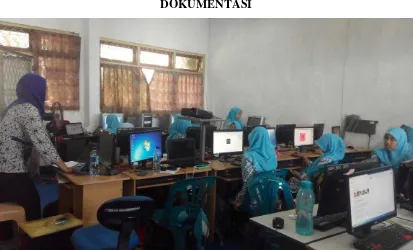 Gambar 2. Suasana kelas saat kegiatan KBM 