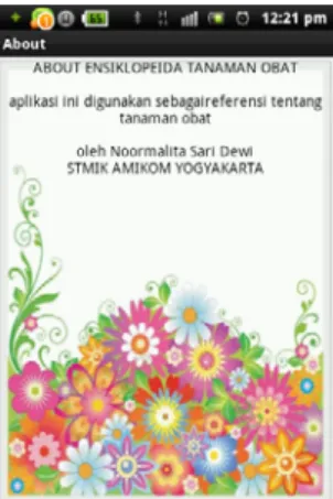 Gambar 4.24 Halaman About 