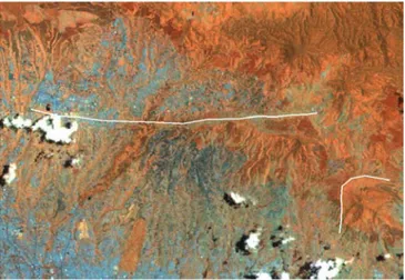 Gambar 2 Peta Peak Ground Acceleration daerah Lembang dan Sekitarnya  Interpretasi Citra Aster 