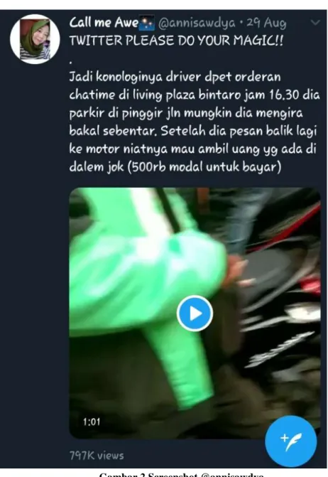 Gambar 2 Screenshot @annisawdya
