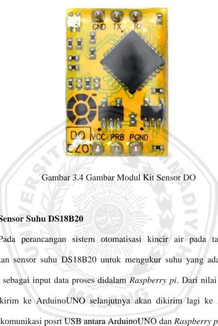 Gambar 3.4 Gambar Modul Kit Sensor DO 
