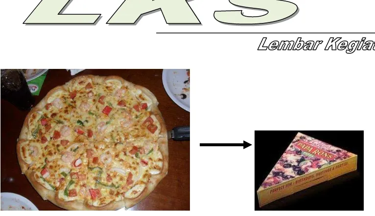 gambar di atas, berapakah besar sudut yang dibentuk 1 potong pizza?  