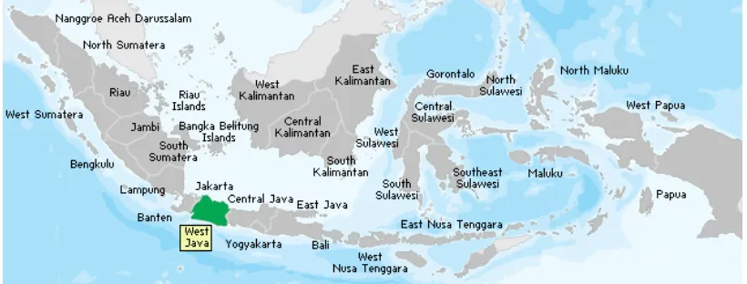 Figure 1 Map of Indonesia1 