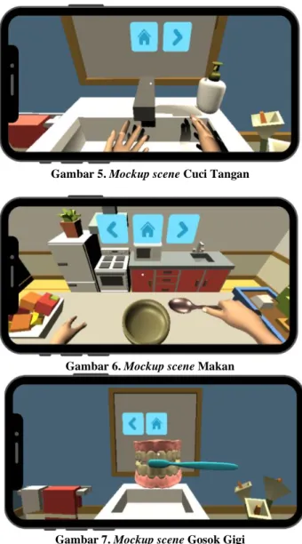 Gambar 5. Mockup scene Cuci Tangan 