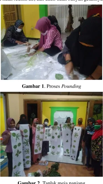 Gambar 2. Taplak meja panjang 