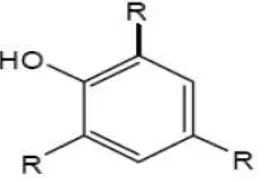 Gambar 2.4  Struktur dasar polifenol (Hattenschwiler, 2000). 