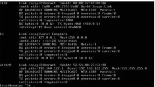 Figure 4.3 Perintah untuk mengecek Network Interface