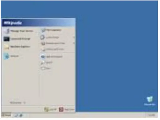 Figure 5.4 tampilan desktop di windows 2003 server