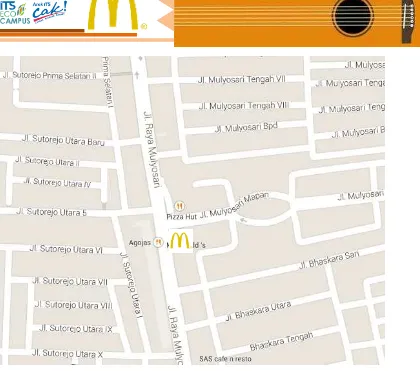 Gambar 3. Gambar Denah McDonald's Mulyosari 