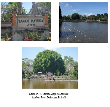 Gambar 1.5 Taman Mayura Lombok 