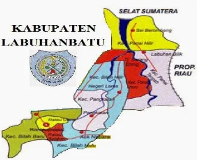 Gambar Peta Kabupaten Labuhanbatu 