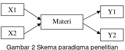 Gambar 2 Skema paradigma penelitian 