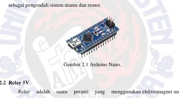Gambar 2.1 Arduino Nano. 