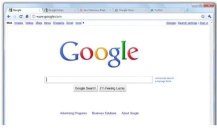Gambar II.1. Google Chrome Web Browser  3.  Web Server 