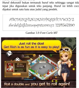 Gambar 3.9 Font Curlz MT