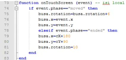 Gambar 5.33 Script untuk memuat button berupa busa dan kotoran padafase bermain kedua.