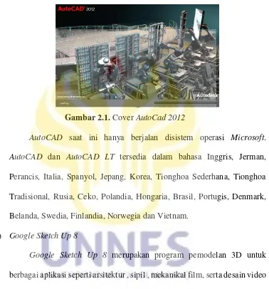 Gambar 2.1. Cover AutoCad 2012 
