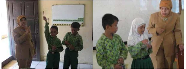 Figure 5. While learning process in grade four at MIN 2 Palembang 