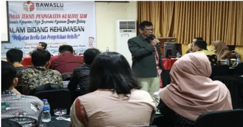 Tabel 1 Materi Pelatihan dan Bimtek 