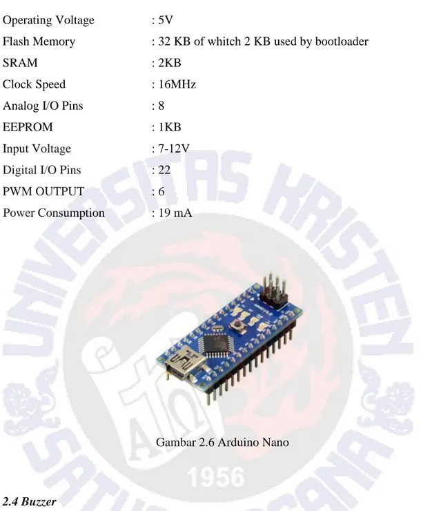 Gambar 2.6 Arduino Nano 