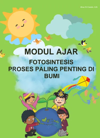 FOTOSINTESIS PROSES PALING PENTING DI BUMI