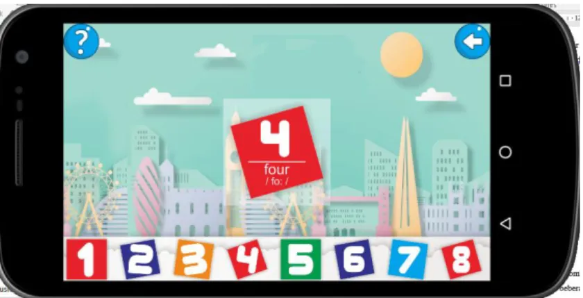 Gambar 6 Tampil Menu Belajar Benda 
