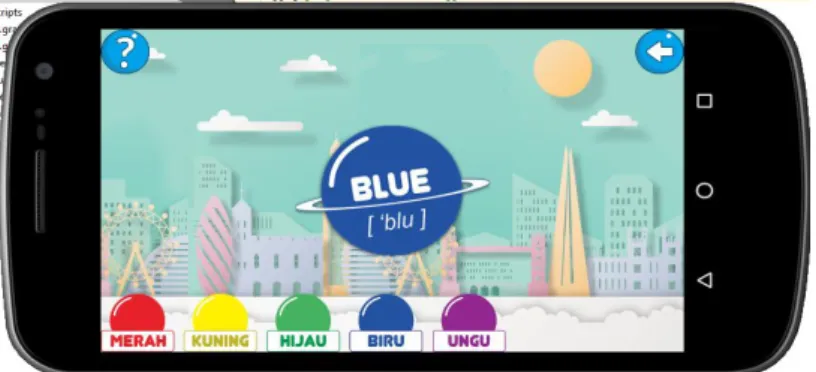 Gambar 12 Tampil Menu Belajar Waktu 