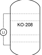 Gambar 6.7 Instrumentasi pada Knock Out Drum 