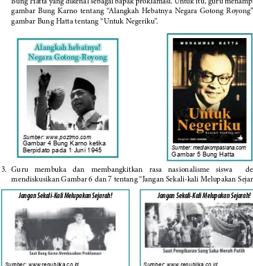 gambar Bung Karno tentang “Alangkah Hebatnya Negara Gotong Royong” dan 