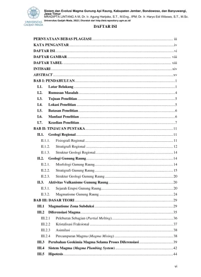 Universitas Gadjah Mada, 2022 Diunduh Dari DAFTAR ISI