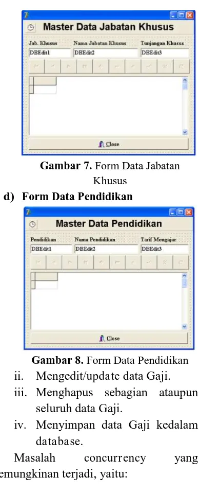 Gambar 7. Form Data Jabatan Khusus 