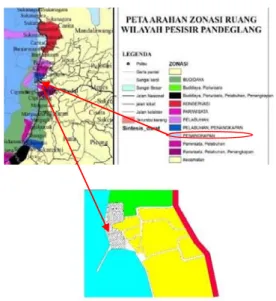Gambar 4.1. site pelabuhan penangkapan  Sumber : Peta wilayah adminitrasi kabupaten 