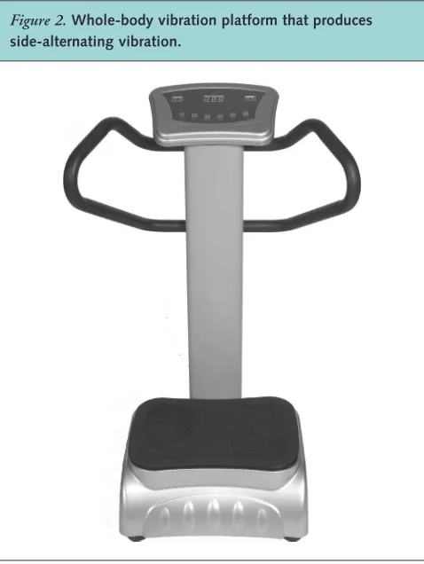 Figure 2. Whole-body vibration platform that produces