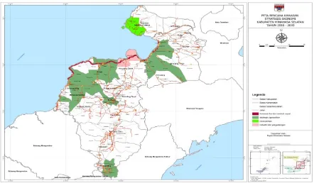 Gambar 2.8. Peta Rencana Kawasan Strategis Ekonomi Kabupaten Minahasa