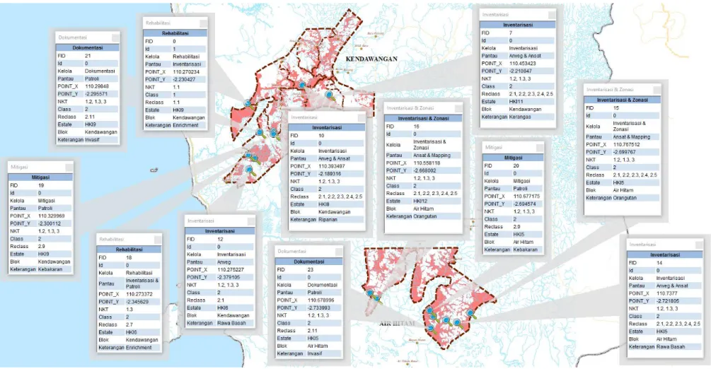 Gambar 02. Peta Plot Sampel Rencana Pengelolaan dan Pemantauan di Lokasi 2 PT. HKI 