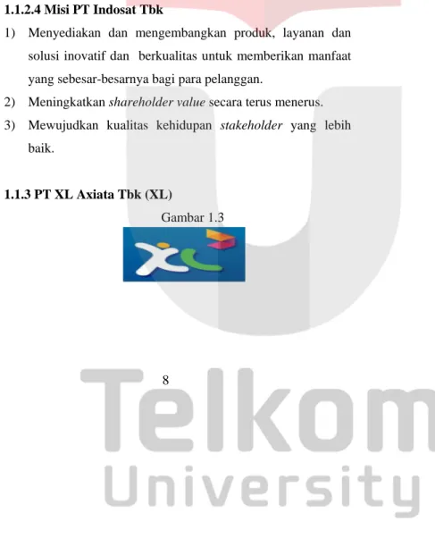 Gambar 1.3  Logo XL 