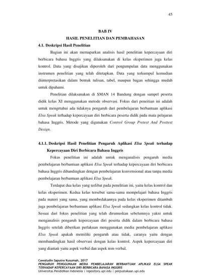 BAB IV HASIL PENELITIAN DAN PEMBAHASAN