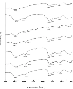 Figure 1. FT-IR Spectra of gelatin  