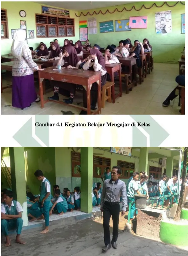 Gambar 4.1 Kegiatan Belajar Mengajar di Kelas 