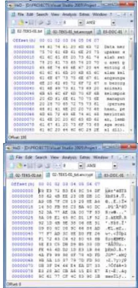 Gambar 20. File  notepad yang akan dienkripsi 