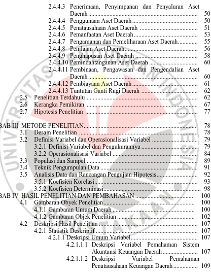 Gambaran Obyek Penelitian ...........................................................