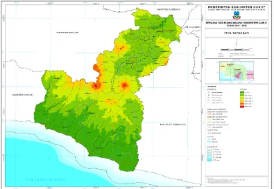 Gambar 2.3 Kondisi Topografis Wilayah Kabupaten Garut