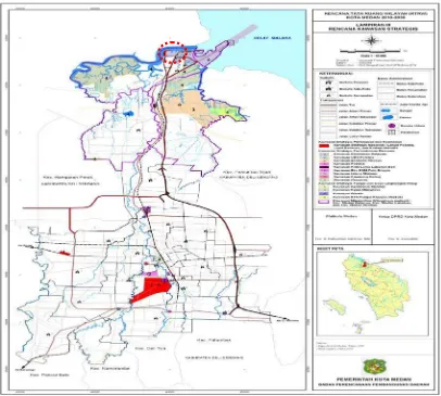 Gambar 4.1 Peta Administrasi Kota Medan. 