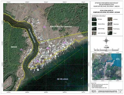 Gambar  4.3 perbatasan Medan dengan Deli Serdang di Kampung Nelayan  